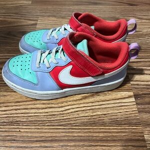 Nike Court Borough Low Recraft PS shoes in the "Cobalt Bliss/Track Red"